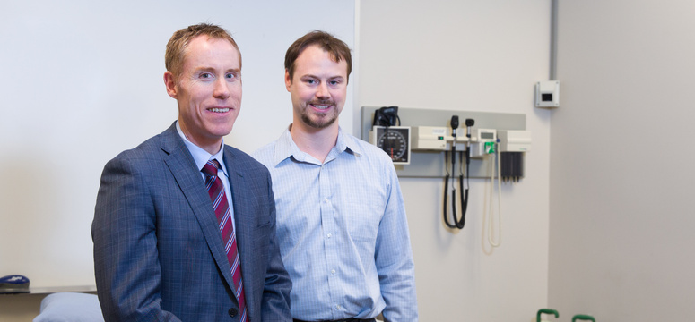 Dr. Braden Manns, a member of the University’s Libin Cardiovascular Institute of Alberta and O’Brien Institute for Public Health, and David Campbell, a doctoral research student, are studying Albertan seniors with, or at risk of, cardiovascular disease due to lack of funds for preventive medications.